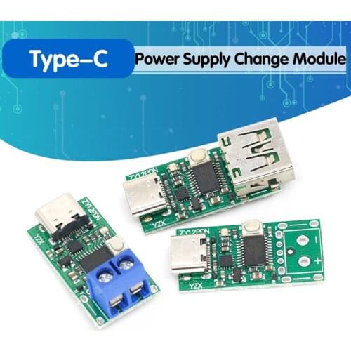 Type-C USB-C PD2.0 PD3.0 to DC Spoof Scam Fast Charge Trigger Polling Detector Notebook Power Supply Change Module Board USB-PD