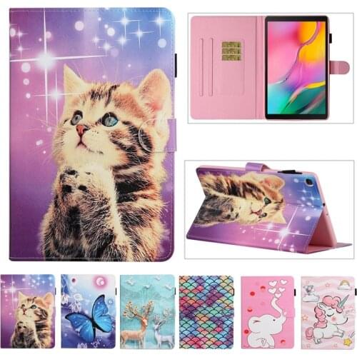 Universal 7 inch Tablet Case for Huawei Mediapad T3 7 Cute Cat Unicorn Deer Tablet Funda Cover for Lenovo Tab 2 A7-30 A10-70l