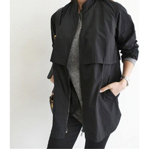 YUZACDWX High Quality Swallowtail Style Loose Casual Jacket Top 2019 Autumn New Mi di fashion female jacket elegant coat women