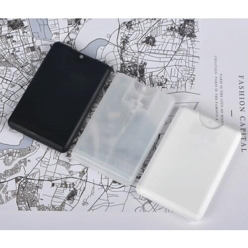 20ml Plastic Spray Perfume Box Card Moisturizing Perfume Refillable Spray Bottle Navulbare Parfum Spray Fles