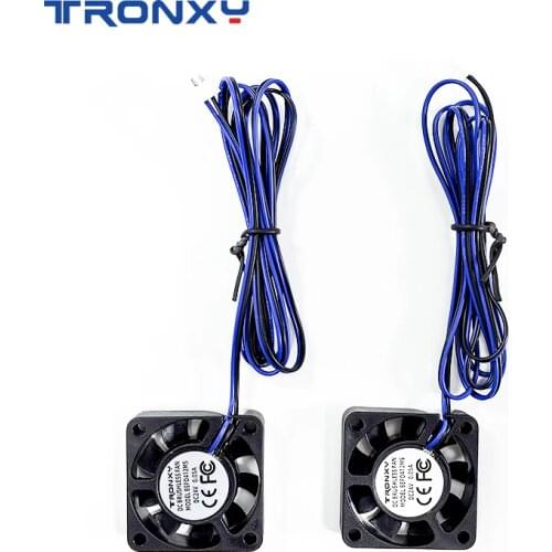 2PCS Tronxy 3D Printer Accessories Cooling Fans DC 24V Print Head Fan 40X40X10mm 1.2m 3d Printers Parts impresora free shipping