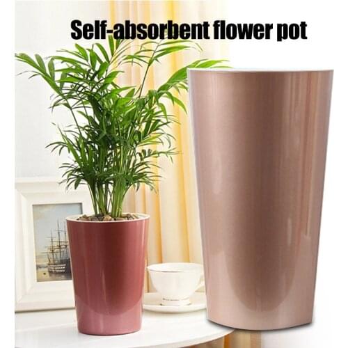 Self Watering Planter Pots For Violet Lazy Plant Pot Automatic-Watering Planter Flower Pot Vases For Home Decor A1
