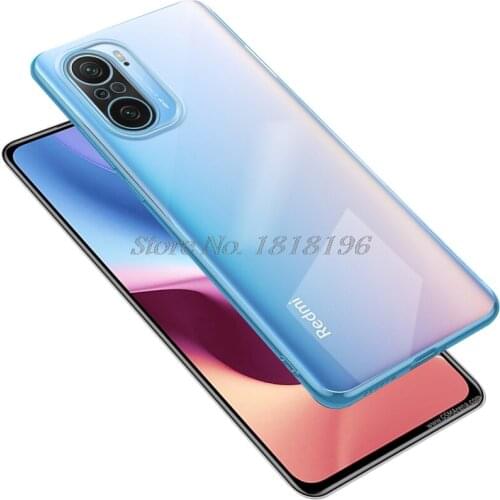 For Xiaomi Redmi K40 Pro+ Plus Case Silicone Transparent TPU Back Cover Telefon Protector For Redmi K40 Shell Funda Back Bumper