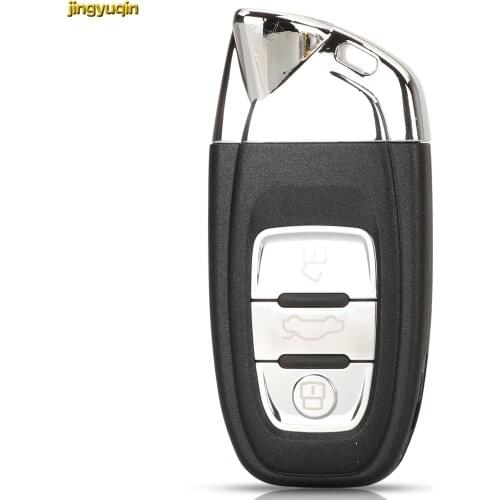 Jingyuqin Remote Car Key Fob Shell For Lamborghini Original 3 Buttons Keyless Entry Case with Word