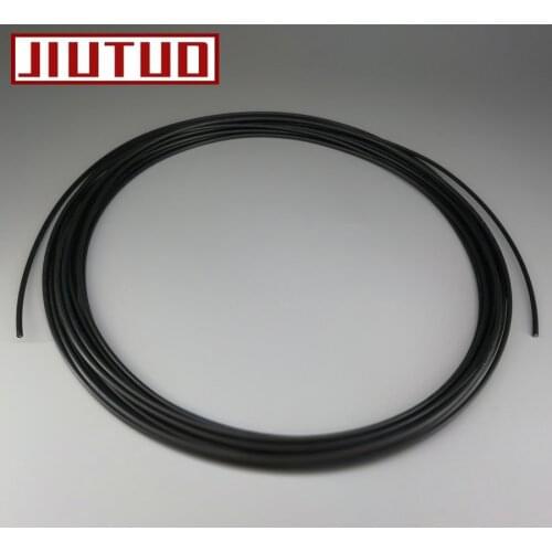 Black PMMA Data transmission plastic optical fiber cable Inner diameter 1mm external diameter 2.2mm for light illumination