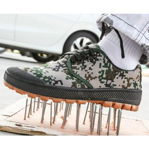 Big Size 38-45 Breathable Mens Casual Shoes Non-slip High Quality Mens Camouflage Casual Shoes Rubber Lace Up Mens Flat Shoes