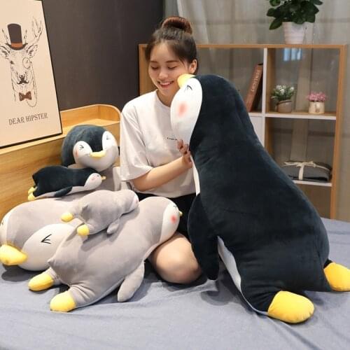 Aquarium Penguin Doll Big Penguins Plush Toy Soft Animal Pillow Cushion for Boy Girl Birthday Gift 39inch 100cm DY50702