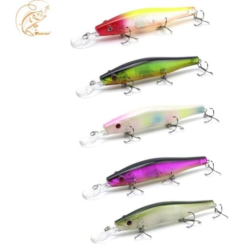 Fishing Artificial Bait Hard Lure TP048 5 Colors A Lot 14cm 18g High Quality Minnow Fishing Lures Fishing Accessories