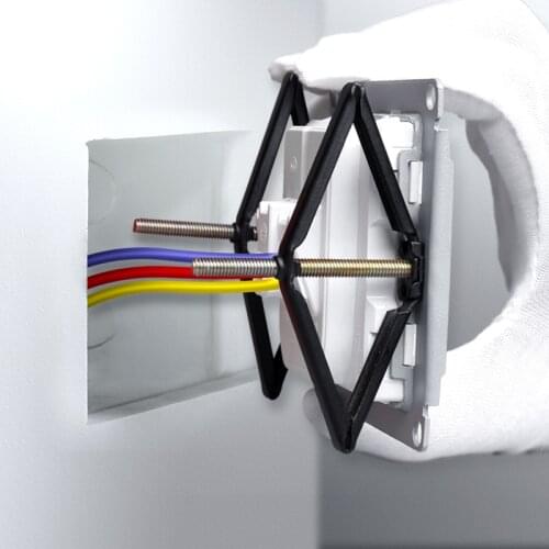 Bcsongben Wall 86 * 86mm Back Box Cassette Repairer Support Repairer Support Rod Electrician Accessories