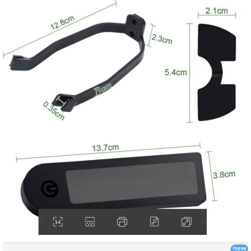 Xiaomijia 1s / M365 Scooter Mudguard Bracket Damping Waterproof Cover Combination Set