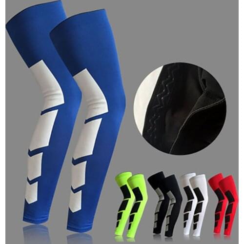 1PCS Base Layer Compression Leg Sleeve Shin Guard Men Women Cycling Leg Warmers Running Football Basketball Sports Calf Support