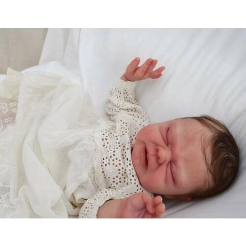 NPK 17inch Vincent Reborn Doll Kit Lifelike Newborn baby Size Unfinished doll parts