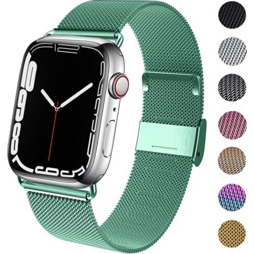 Milanese Loop band for Apple Watch strap Series 5/4/3/2/1 42mm 44mm 38mm 40mm Stainless Steel bracelet watchband for iwatch 5/4
