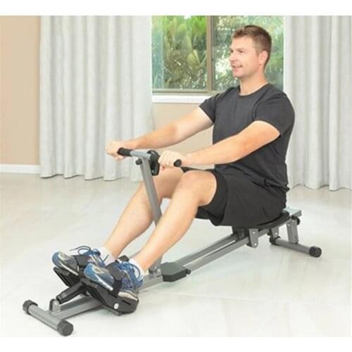 Multifunctional Foldable Stainless Steel Rowing Machine Abdominal Fitness Training Body Rowing Indoor Home Exercise Equipment