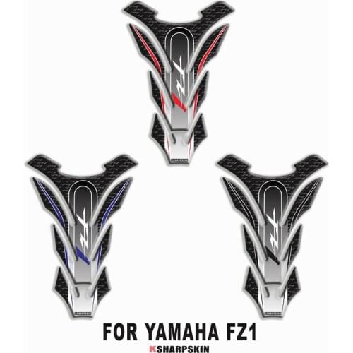 Motorcycle 3D fuel tank pad sticker protective decorative decal For YAMAHA FZ1 Tank Pad Stickers