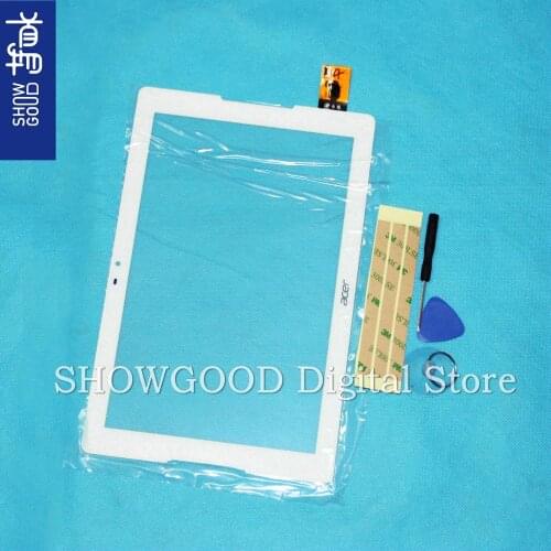 New Touch Screen Glass Panel Replacement For Acer Iconia One 10 B3-A32 A6202 With Tools 3M Tape