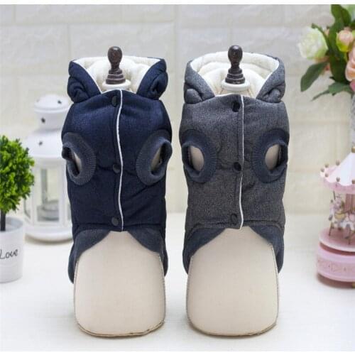 Autumn Winter Warm Pet Dog Clothes Pet Padded Cotton Coat for Chihuahua French Bulldog Pet Puppy Dog Jacket Pet Dog Clothing