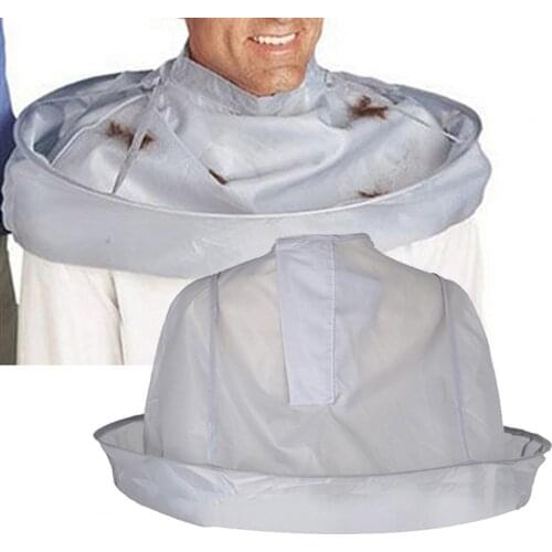 Adult Hairdressing Apron Haircut Cloak Protective Gown Hair Cutting Cape Cloth for Home Salon Hair Coloring Products