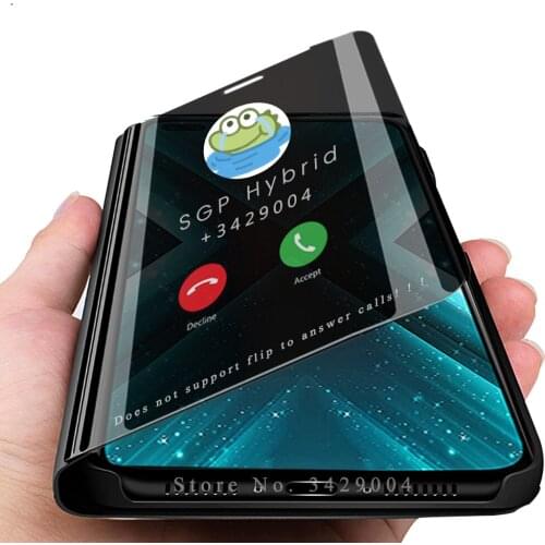 Smart Mirror Magnetic Stand Flip Coque For OPPO Realme X3 Case Cover For OPPO RealmeX3 RMX2142 6.6 Inches Bracket Protect Shell