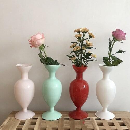 Flower Vase for Wedding Decor Centerpiece Glass Vase Rose Tabletop Terrarium Glass Containers Handmade Table Vase Mariage