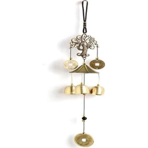 Wind Chimes Money Tree Living Wind Chimes Yard Garden Windchima Wall Hanging Home Decoration For Good Luck Wind Chime Big Dea