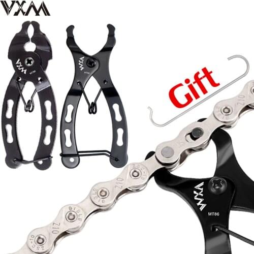 VXM Bicycle Open Close Chain Link Magic Buckle Removal Quick Repair Tool Bike Mini Chain Link Magic Buckle Pliers Chain Wrenches