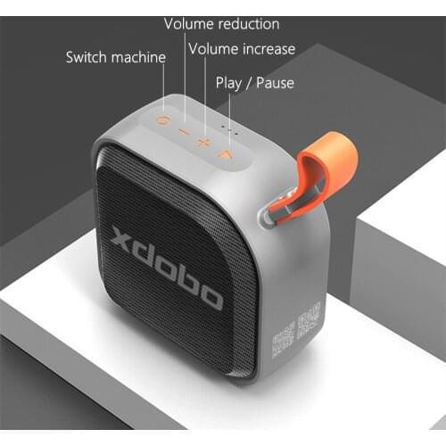 Xdobo Prince 1995 Portable Mini Subwoofer Outdoor Wireless Bluetooth Speaker caixa de som with AUX/TF Music Center Sound Column