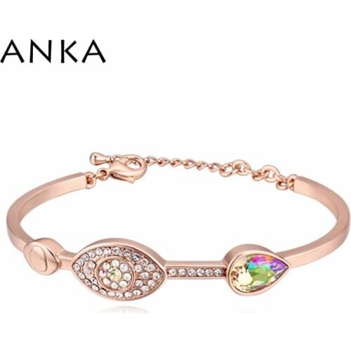 ANKA jewelry water droplets crystal bracelet & bangle for women fashion classics gift hot bangle Crystals from Austria #123885