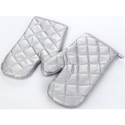 1Pcs Cotton Oven Glove Heatproof Mitten Kitchen Cooking Microwave Oven Mitt Non-slip Glove Thickening