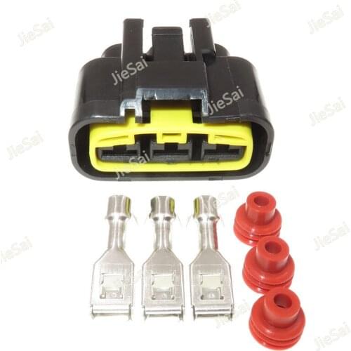 3 Pin QLW-A-B3F-B Female Motorcycle Connector For Can-Am Arctic Cat Polaris Sea-Doo Ski-Doo Triumph Yamaha Kawasaki