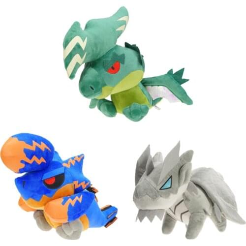 5/Lot 3 Styles Gray Kushala Daora Brachydios Raizekusu Raizex 30CM Plush Doll Stuffed Toy