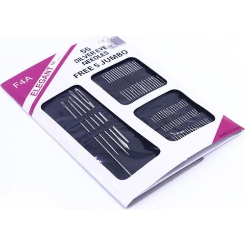 1Set(40PCs+) Stainless Steel Sewing Needles Pins Set For Needlework Home DIY Crafts Household Handmade Sewing Accessories