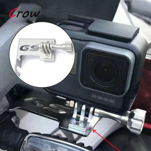 For BMW R1200GS LC GS 1200 Adventure R 1200 GS R 1200GS LC ADV Front Left Bracket For Go Pro Dash Cam Motorcycle