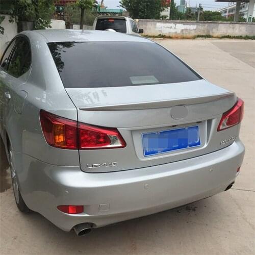 For Lexus IS250 IS300 IS350 2007 2008 2009 2010 2011 2012 2013 ABS Plastic Unpainted Primer Trunk Wing Rear Spoiler Car Styling