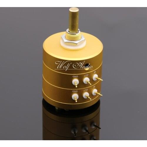 New 24 Steps Dual-Channel Serial Type Volume Potentiometer Vishay Dale Resistors For Amplifier