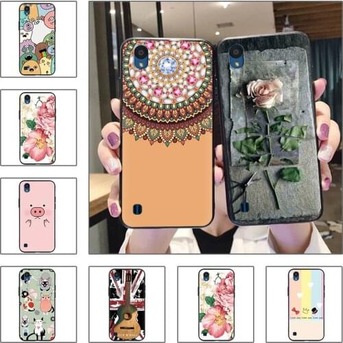 Soft Case Cartoon Phone Case For ZTE Blade A5 2019 Anti-knock Waterproof Silicone Durable Black Case