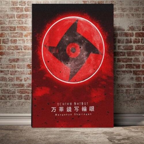 Uchiha Shisui Sharingan Posters and Prints Classic Japanese Anime Canvas Painting Animation Wall Art Pictures Living Room Decor