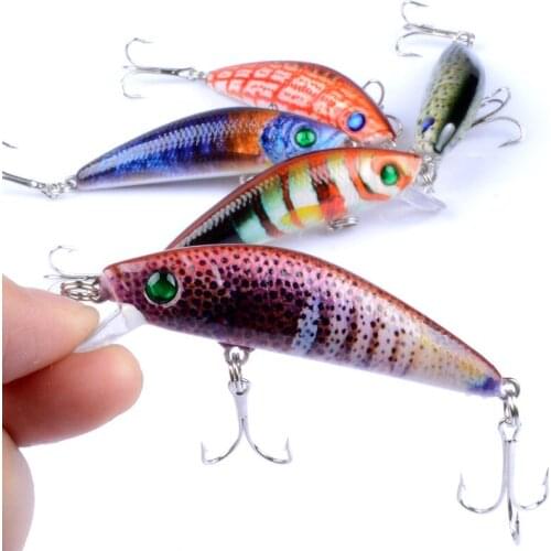 2020 New Minnow Fishing Lure Color Decoration 3D Eyes Trout Carp floating Diy Artificial Fishing Hard Bait Lures Bass Minnow
