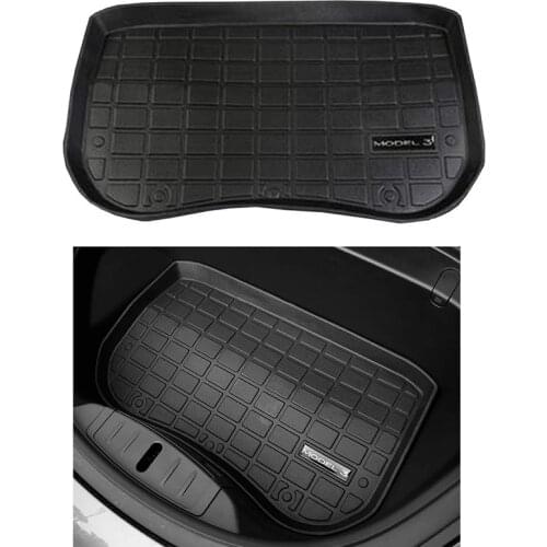 NEW-Car Front Trunk Storage Mat Cargo Tray Trunk Waterproof Protective Pads Mat Compatible for Tesla Model 3 (Front Box Mat)