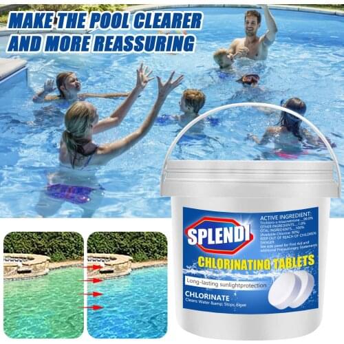 Water Purifier Swimming Pond Cleaner Multifunctional Effervescent Cleaning Tablet For Swimming Pool Chlorination Tables #P2