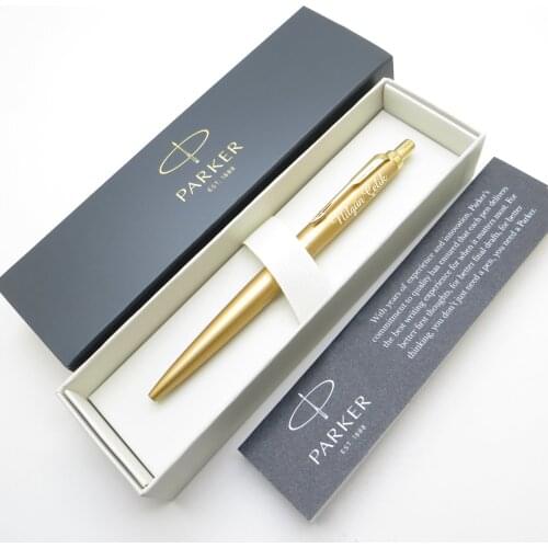 Parker Jotter Metal XL Monochrome Gold Ballpoint Pen | İsme Special Pen | Gift Pen