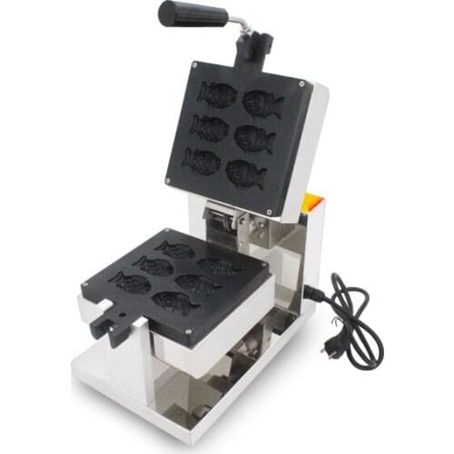 Rotary Top quality making 6 pcs Mini fish waffle maker rotary waffle maker commercial taiyaki waffle maker in china on sale