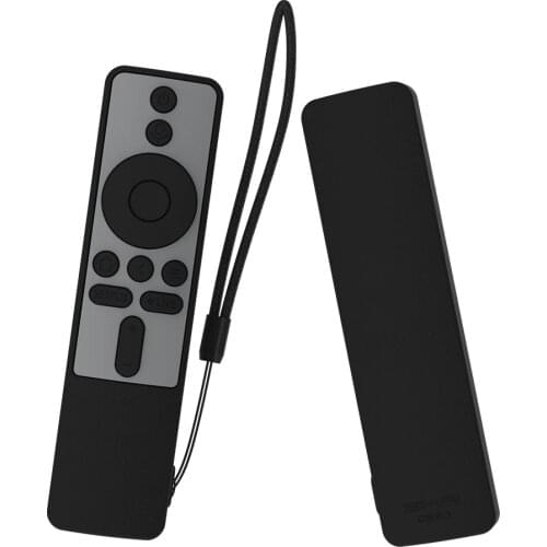 SIKAI Full Cover for Xiaomi TV Mi Box S Bluetooth Wifi Smart Remote Control Silicone Case Shockproof Protective Skin-Friendly