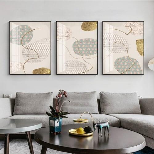 Modern Abstract Marble golden green Prints Canvas Printings Paintings Wall Art Poster Picture for Living Room Home Office Decor