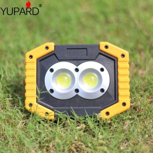 USB power bank Work Lamp COB LED Portable Lantern Waterproof Emergency Portable Spotlight Rechargeable Floodlight Camping Light