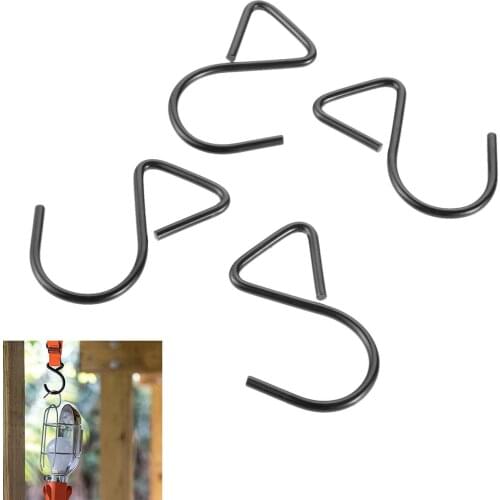 20/10/5 pcs Metal S Hook Clothing Towel Bar Kitchen Metal Hanger Hooks Buckle for Webbing Strap DIY Hardware Accessories 57*25mm