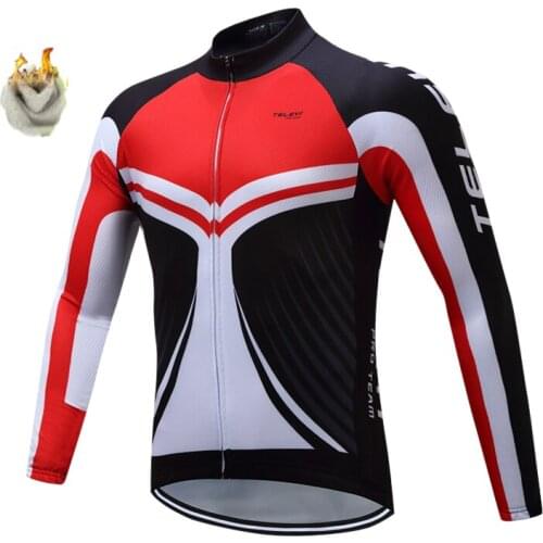 2021 Cycling Jersey long sleeve Winter Thermal Fleece Windproof and rain protection combined Bicycle cloth Bike Jacket