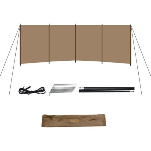 Car Travel Awning For Camping Windshield Barbecue Windshield Campfire Picnic Cloth Windproof Winter Stove Array Windproof Wall