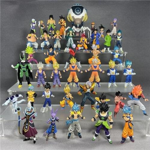 BANDAI DRAGON BALL HG GACHA Toys GT Dragon Ball Super PB Soul Limitation Son Goku Vegeta IV Gogeta Javascript 8CM