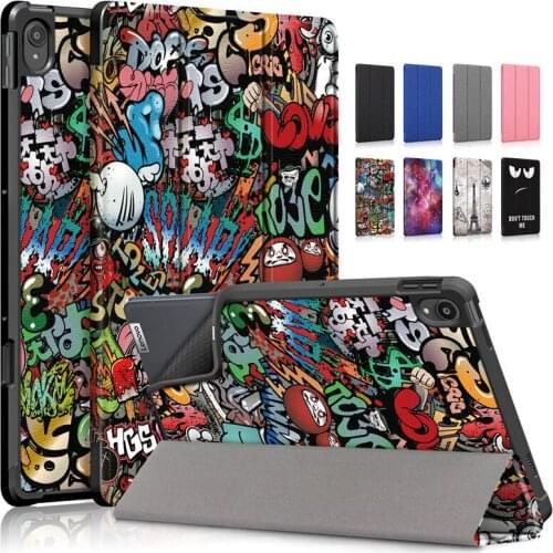 Coque for Lenovo Tab P11 TB-J606F 11 inch Folding Stand Soft TPU Back Smart Cover for Xiaoxin Pad Pro 11.5 TB-J706F Tablet Case